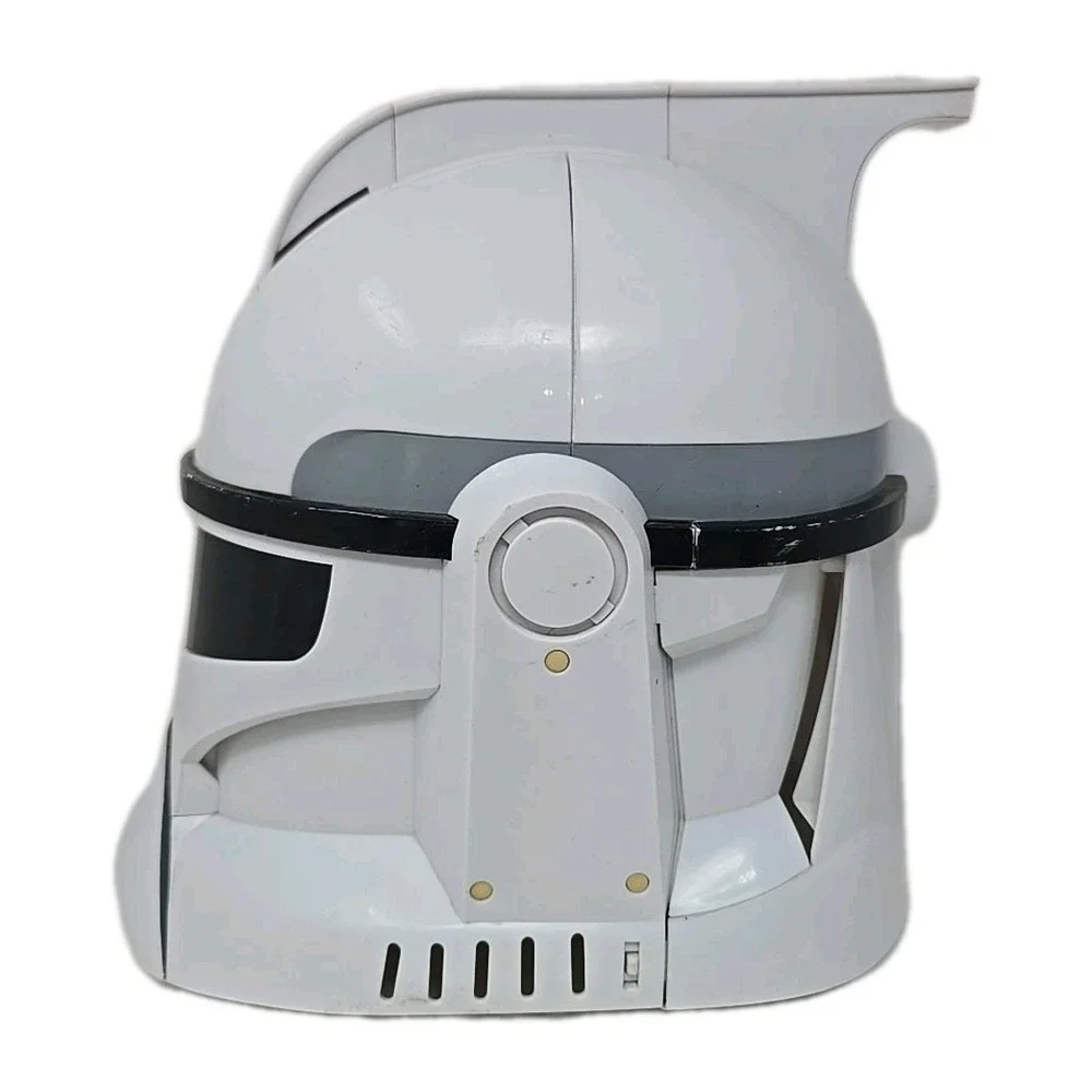 Star Wars Storm Trooper Helmet C042A Hasbro 2008 Talking Voice Changer Works H1b